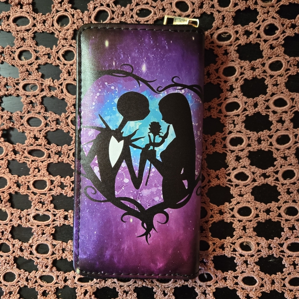 Purple and Blue Women's Wallet - Picture 2 of 5